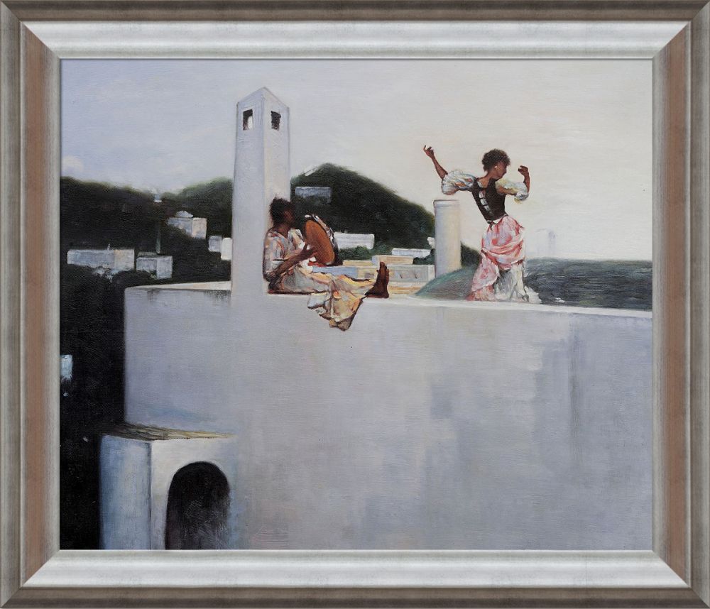Rosina Capri Pre-Framed - Athenian Silver Frame 20"X24"
