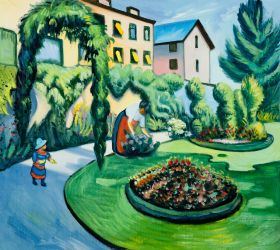 The Macke Garden at Bonn (Gartenbild)