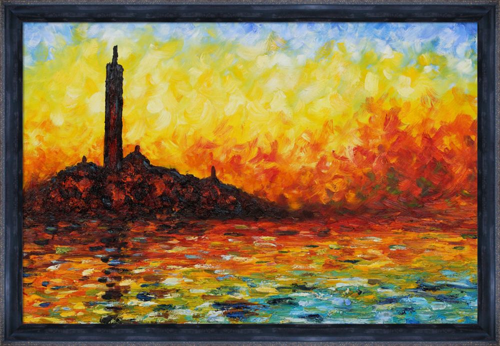 San Giorgio Maggiore by Twilight Pre-Framed - La Scala King Frame 24