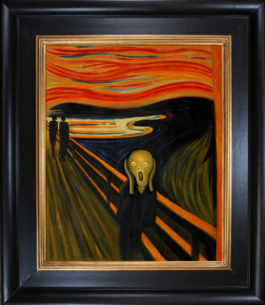 The Scream Pre-Framed - Vintage Creed Frame 20"X24"