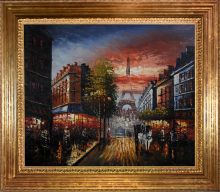 Au Revoir To The Light or Paris II Pre-Framed