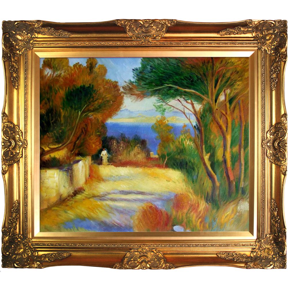 L'Estaque Pre-Framed - Victorian Gold Frame 20"X24"
