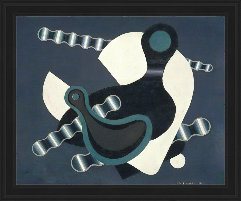 Composition - crank and chain Pre-framed - Black Gallery