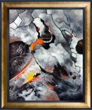 Abstract IV Reproduction Pre-Framed