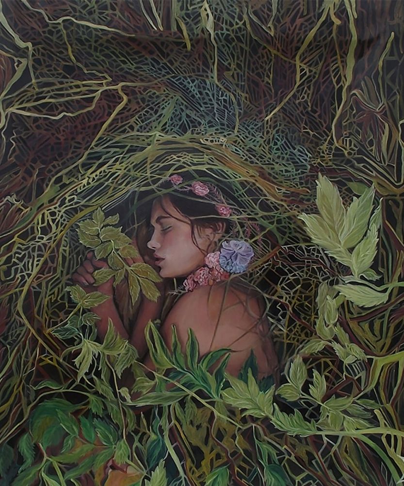 Ophelia Lying in the Forest