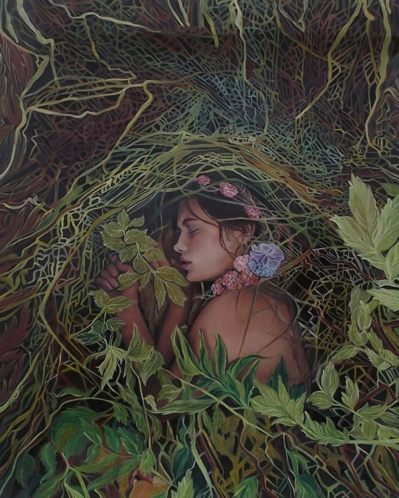 Ophelia Lying in the Forest