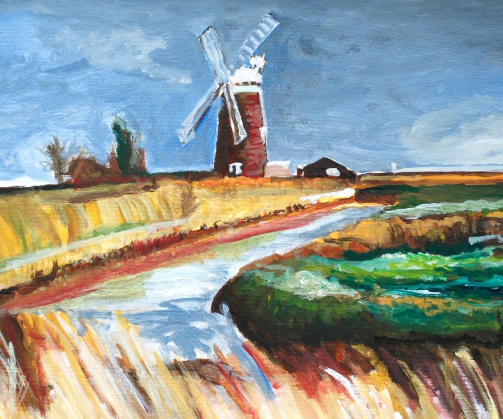 Horsey Drainage Pump on the Norfolk Broads