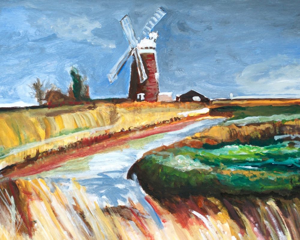 Horsey Drainage Pump on the Norfolk Broads