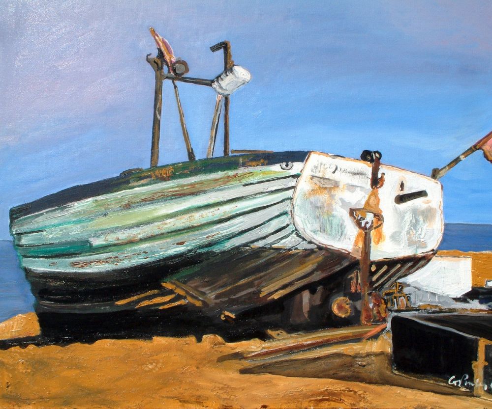 Boat On Beach In Aldeburgh