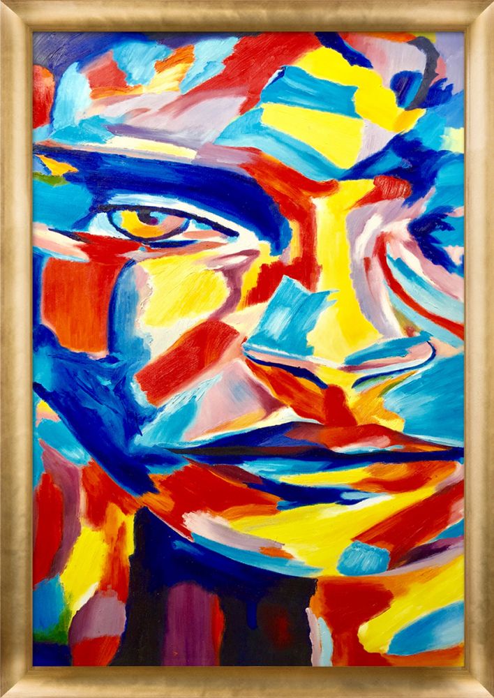 Acceptance of The Self Reproduction Pre-Framed - Gold Luminoso Frame 24" x 36"