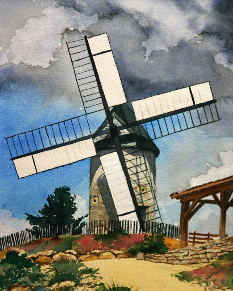 Mill in the Dordogne in France