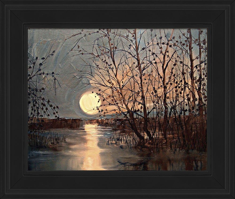 Moon Pre-framed - Black Gallery