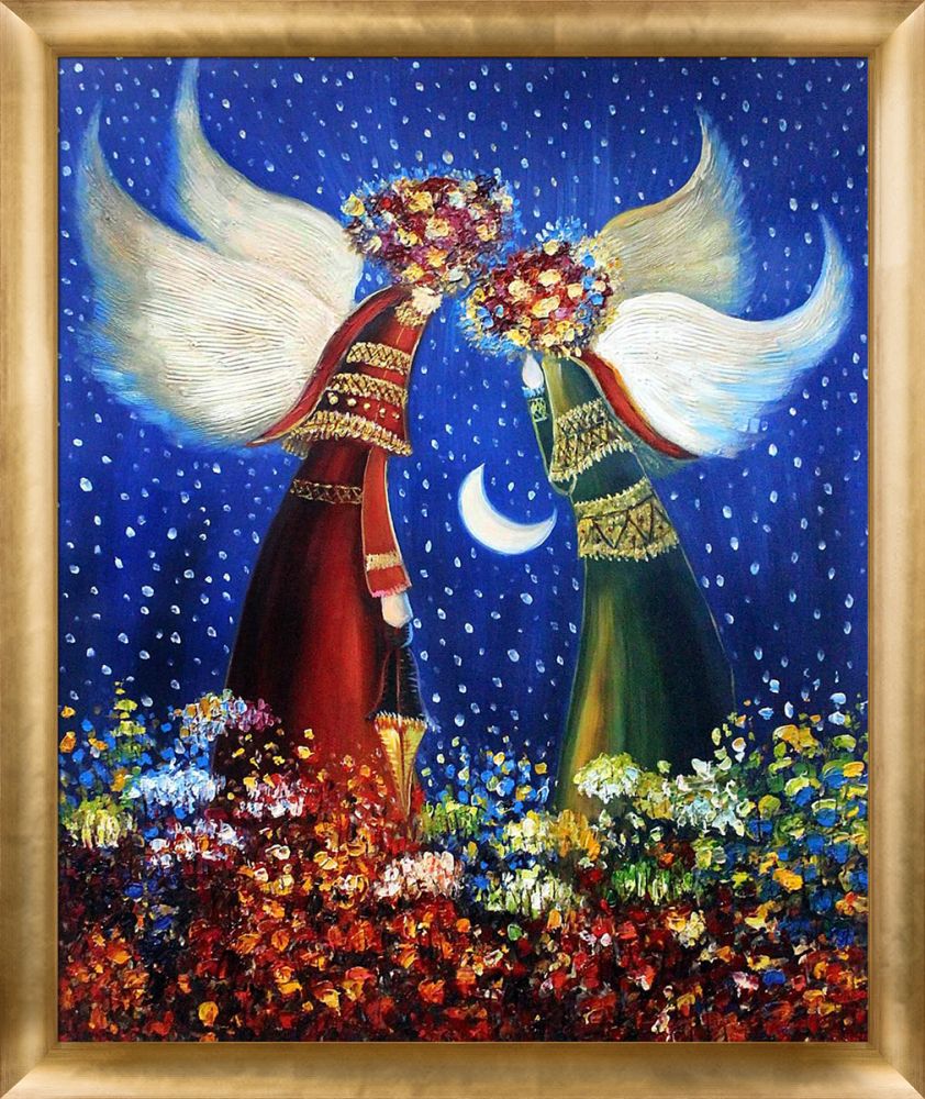 Angels Pre-Framed - Gold Luminoso Frame 20"X24"