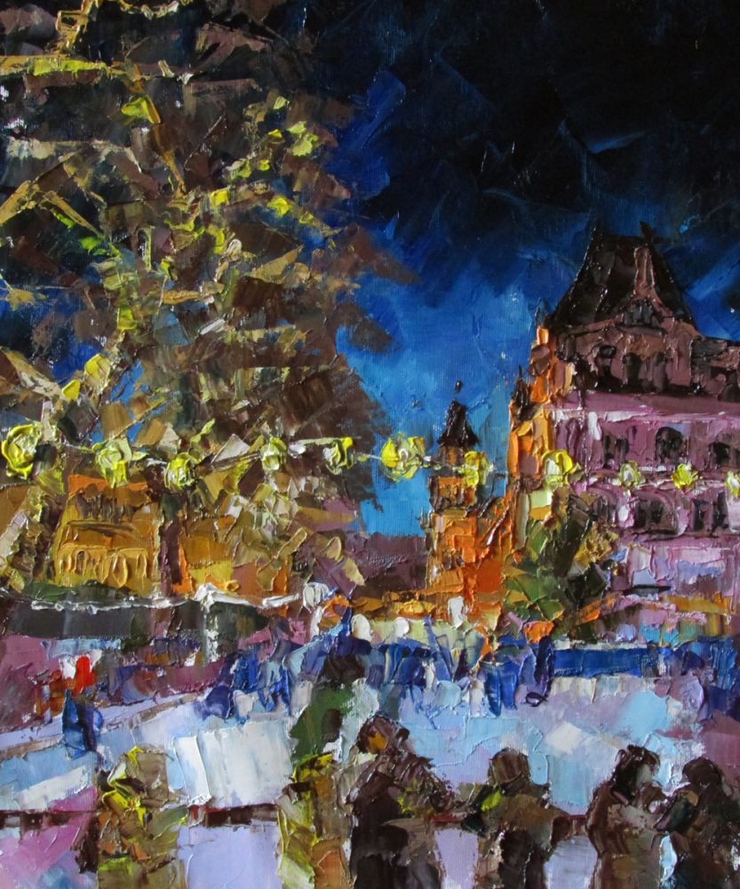 Christmas Light at Ice Rink