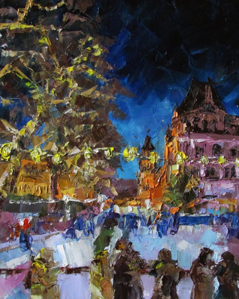 Christmas Light at Ice Rink