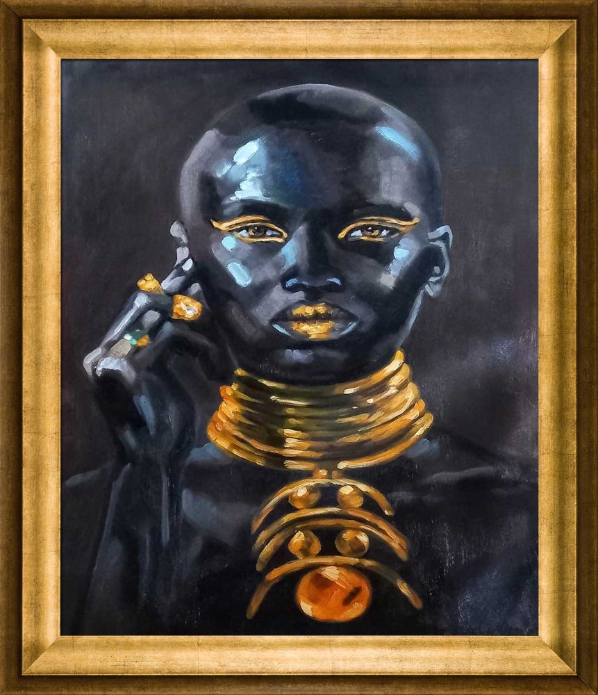 In Gold Reproduction Pre-framed - Athenian Gold Frame 20"X24"