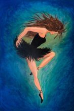 Ballerina Floating on the Point