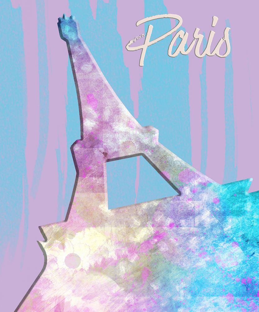 Graphic Style Paris Eiffel Tower
