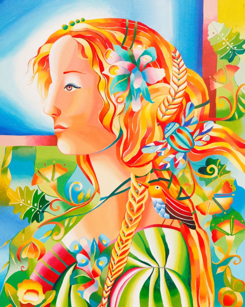 The Saleswoman of Flowers