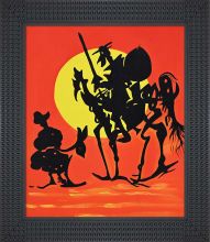 Don Quixote Reproduction Pre-Framed
