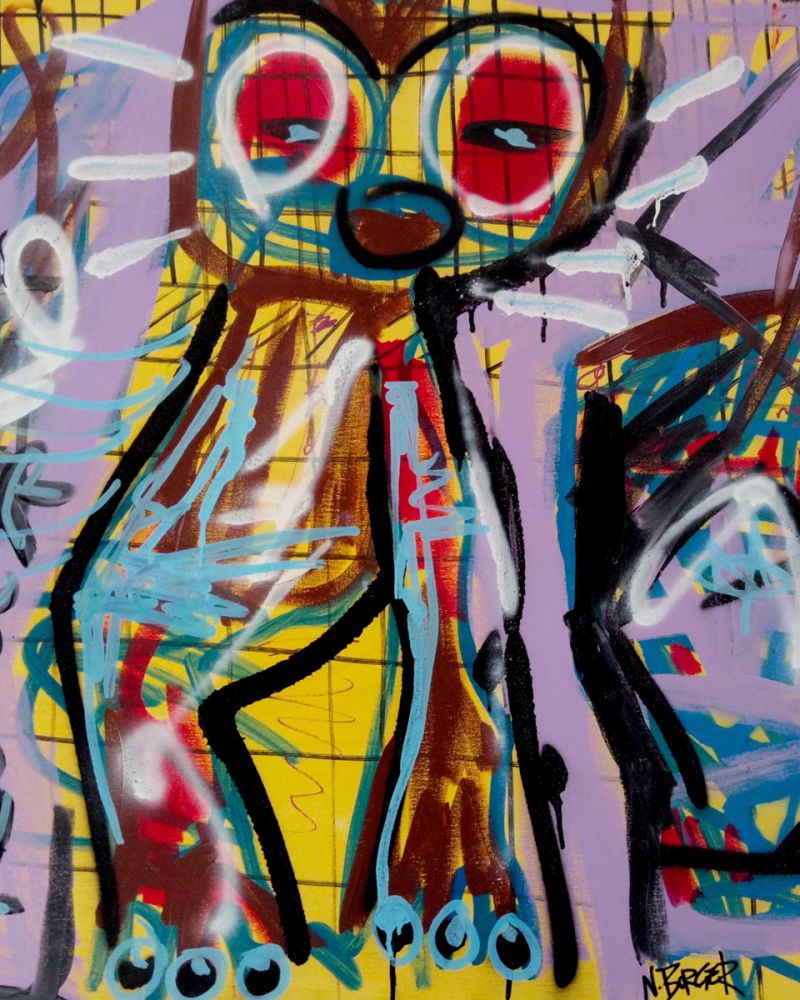 Bird with White Feathers