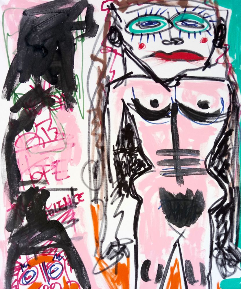 Woman Naked Don't Touch