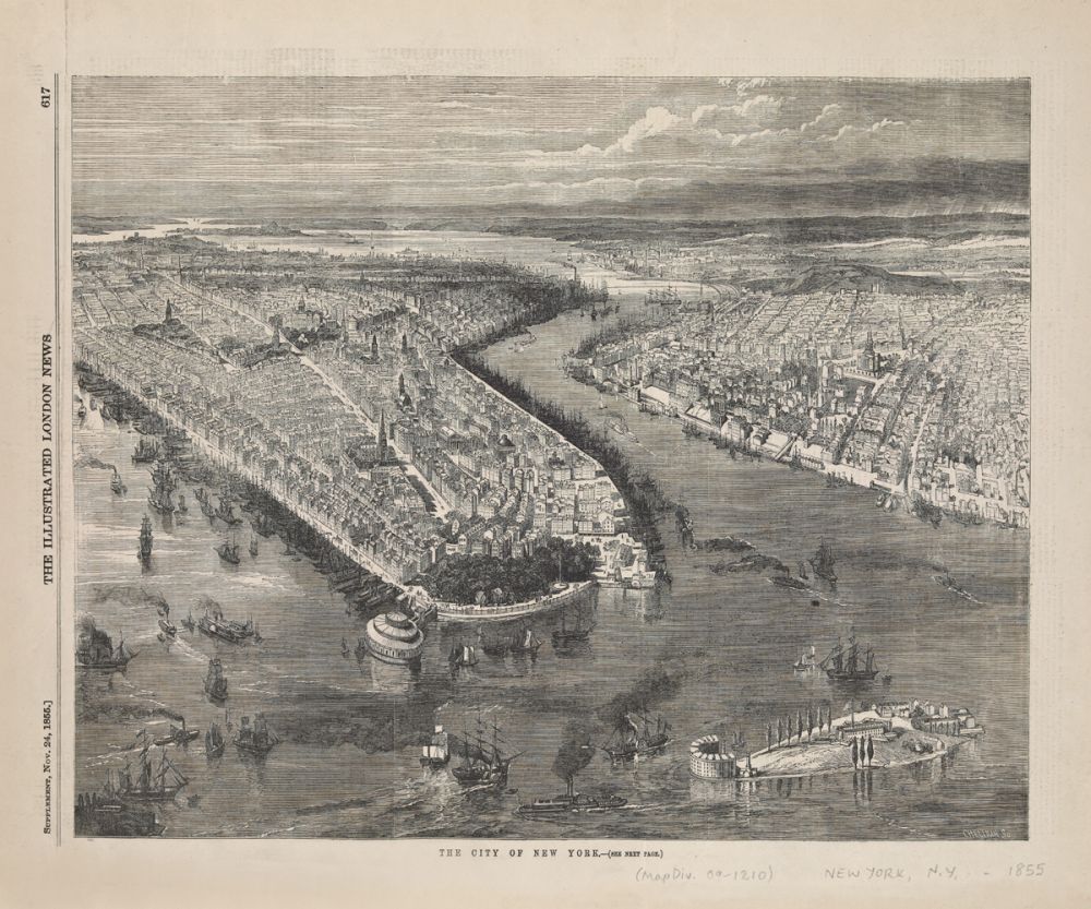 Bird's Eye View of New York