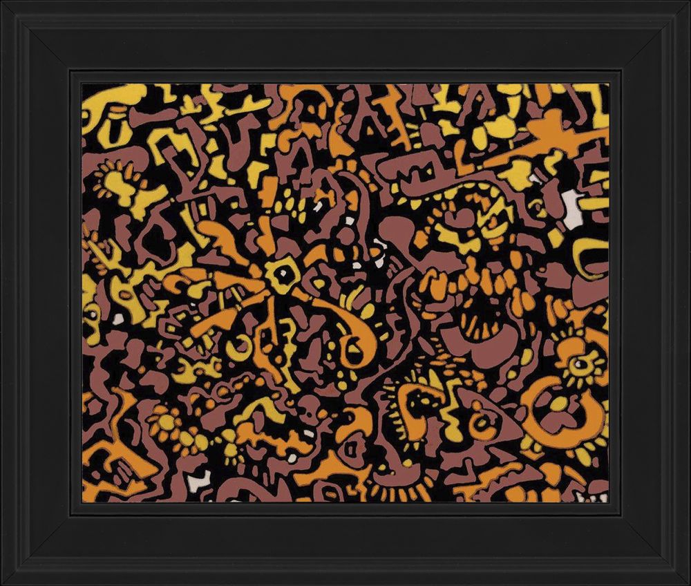 Rouy Pre-framed - Black Gallery