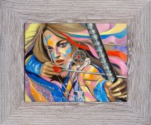 Dream Catcher 2 by Svetlana Tikhonova Pre-Framed Canvas Print