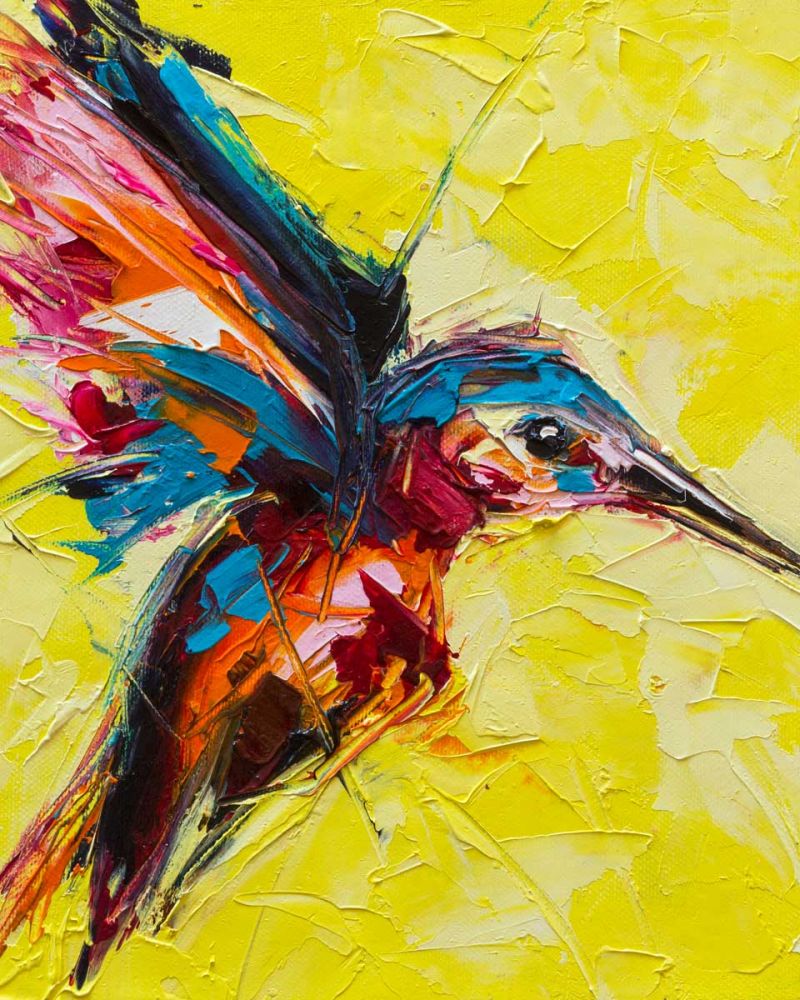 Kingfisher in Yellow