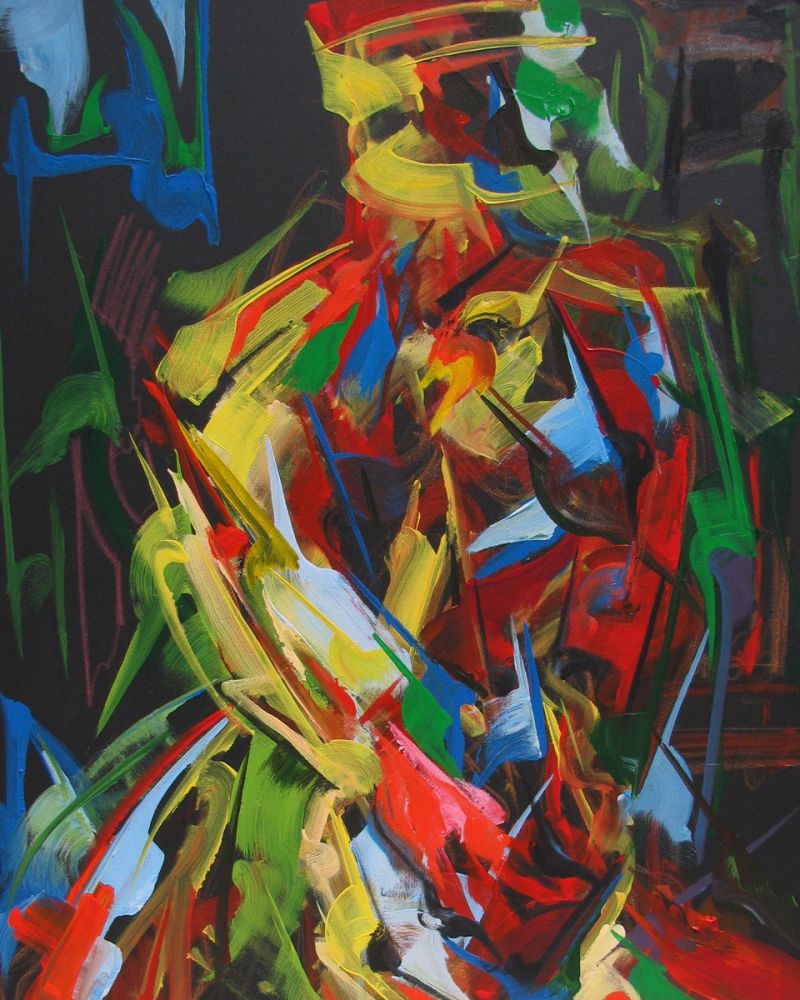 Seated Pose of a Figure