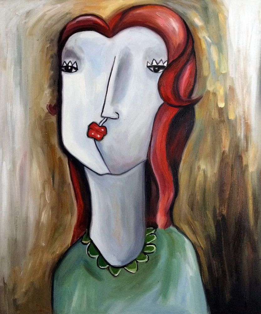 Girl with red hair