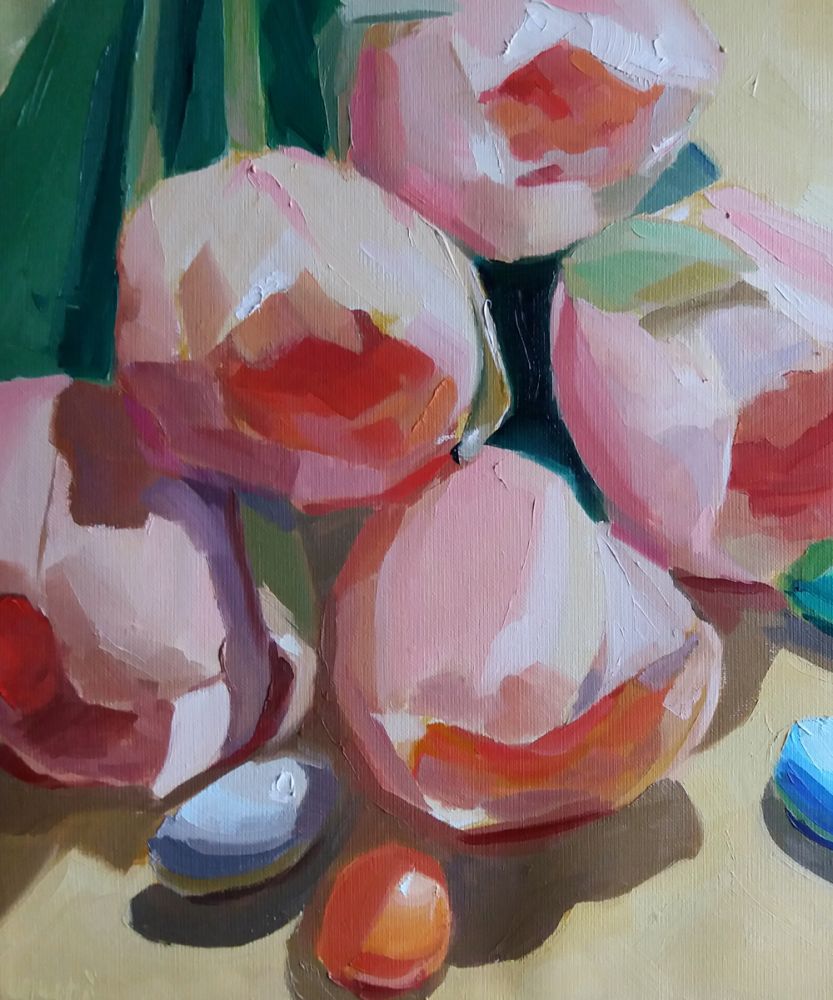 Tulip and Four Jordan Almonds