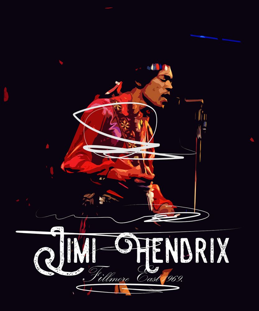 Jimi Hendrix at the Concert