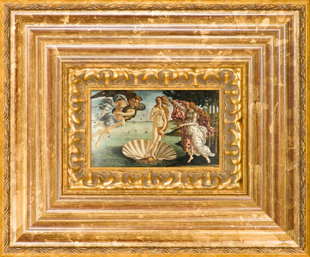 Birth of Venus Pre-Framed Miniature