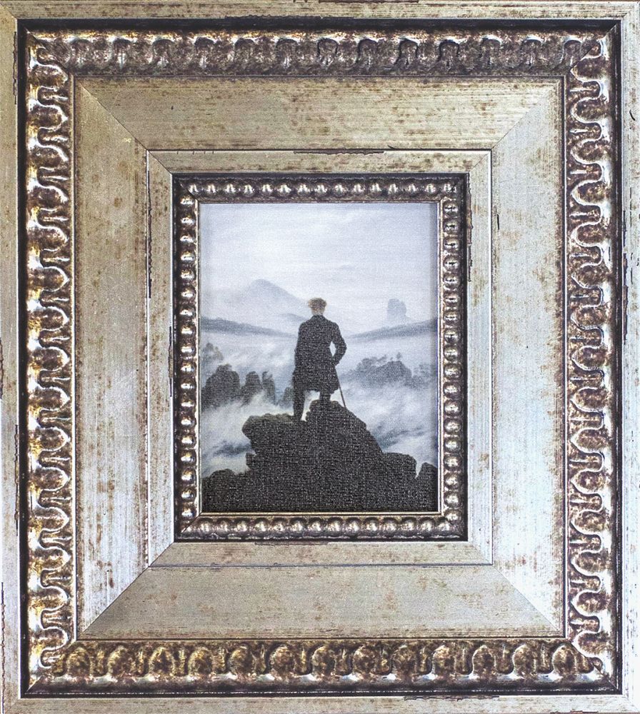 Wanderer above the Sea of Fog Pre-Framed Miniature