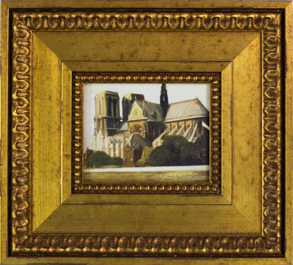 Notre Dame de Paris, 1907 Pre-Framed Miniature