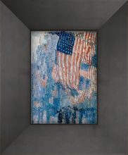 The Avenue in the Rain Pre-Framed Miniature