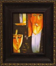 Bride and Groom Pre-Framed Miniature