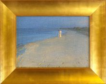 Summer Evening on Skagen Sonderstrand Pre-Framed Miniature