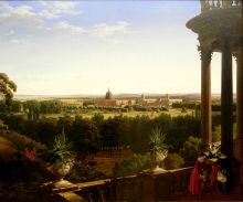 Blick auf das Neue Palais in Potsdam