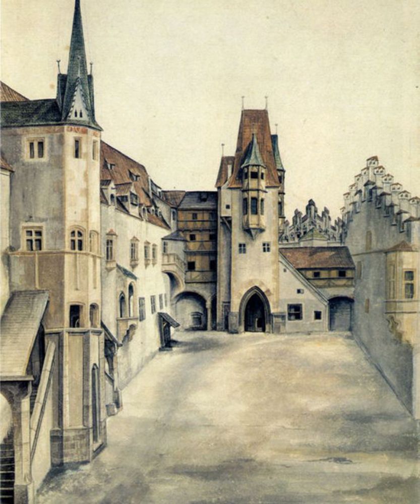 Courtyard of the Former Castle in Innsbruck