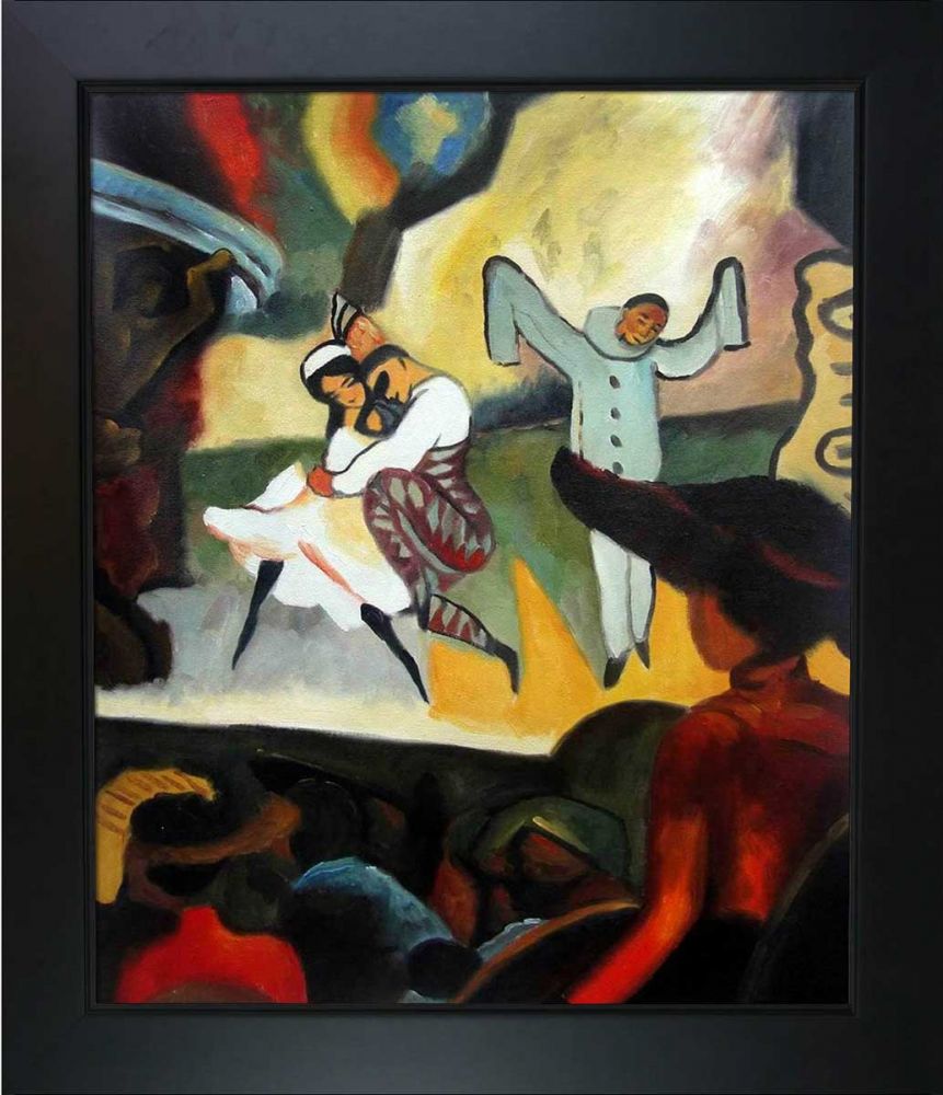 Russian Ballet Pre-Framed - New Age Black Frame 20"X24"