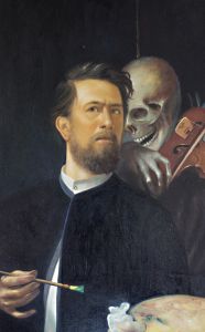 Self-Portrait with Death as a Fiddler