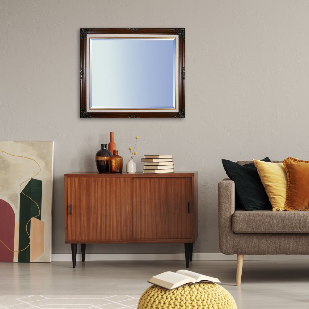 Vintage Cherry Framed Mirror