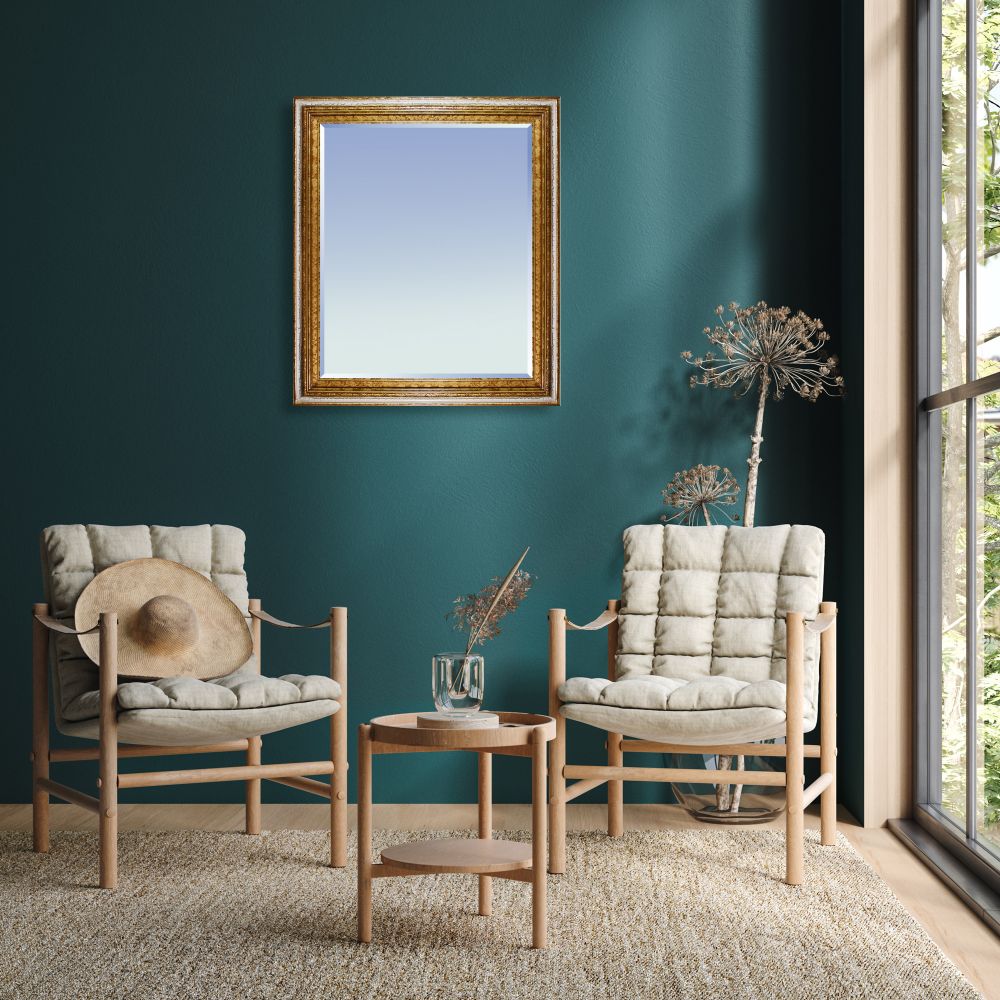 Tuscan Crackle Framed Mirror