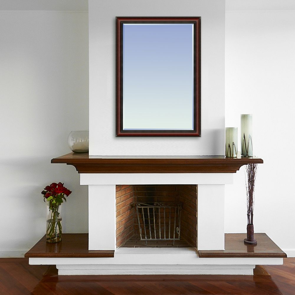Grecian Wine Framed Mirror