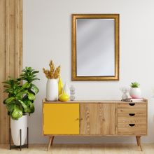 Versailles Gold King Framed Mirror
