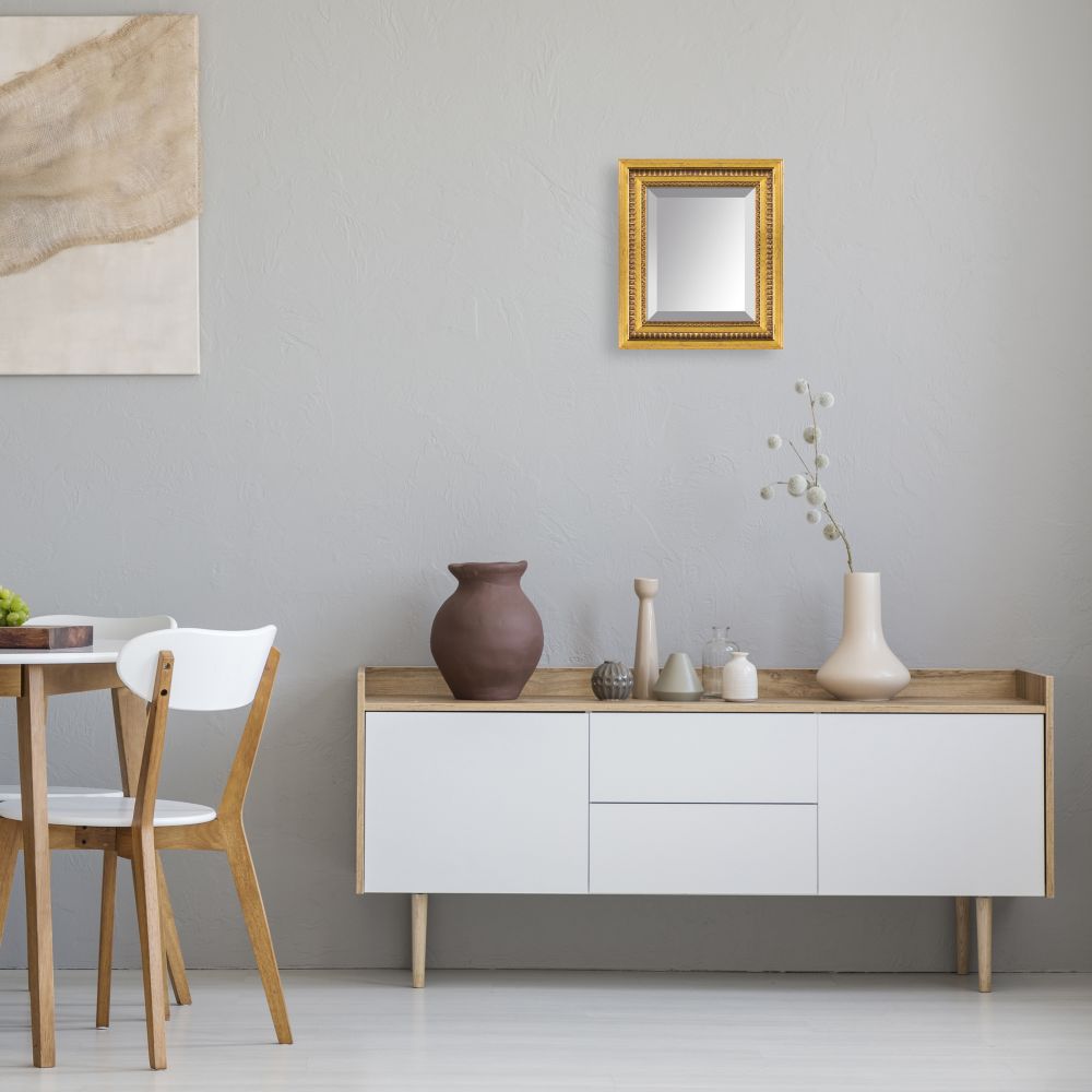 Versailles Gold Queen Framed Mirror