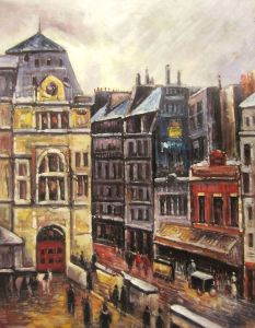 View of Paris, Rue d-Amsterdam